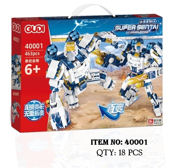 40001 HỘP LOGO RÁP ROBO 463 MIẾNG