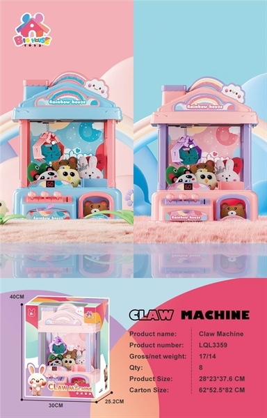 LQL3359 HỘP MÁY ĐIỀU KHIỂN GẮP THÚ NHỒI BÔNG NHẠC ĐÈN, SẠC USB