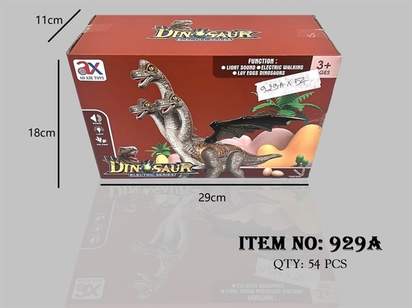 929A HỘP KHỦNG LONG PIN CÁNH 3 ĐẦU, ĐẺ TRỨNG