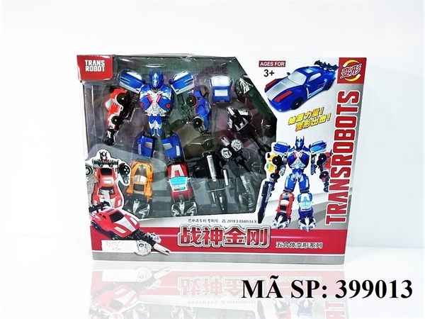 399013 HỘP RÁP ROBO BIẾN HÌNH XE 5 IN 1