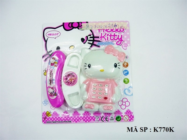 K770K VỈ ĐIỆN THOẠI BÀN PIN MÈO KITTY