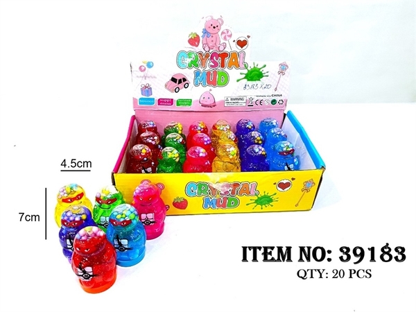 39183 HỘP 24 HŨ SLIME GALAXY HẠT XỐP NINJA RÙA
