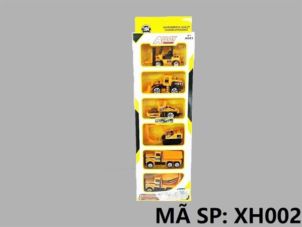 XH002 HỘP XE CT SẮT TRỚN 6C ĐỦ MẪU Alloy