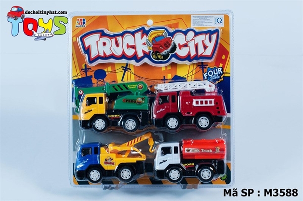 M3588 VỈ ÉP XE CÔNG TRÌNH TRỚN 4C (CÀO, BỒN, XĂNG, CẨU)