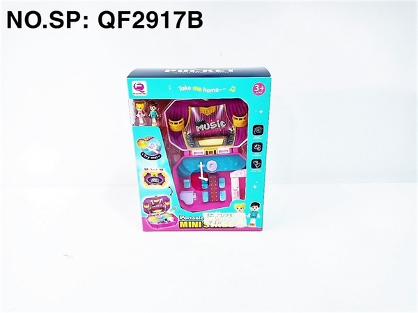 QF2917B HỘP VALI NỘI THẤT NHÀ SÂN KHẤU MUSIC PIN NÚT MINI STAGE