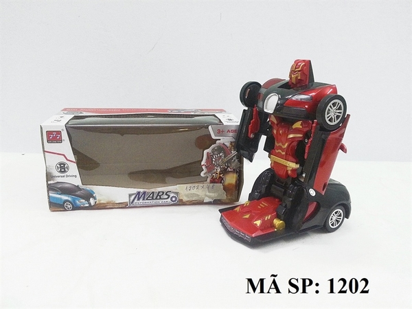 1202 HỘP XE HƠI BUGATTI PIN BIẾN HÌNH ROBO