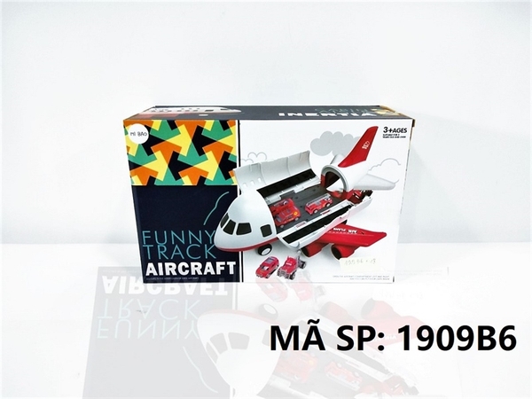 1909B6 HỘP MÁY BAY TRỚN + 6C XE CỨU HỎA SẮT TRỚN (ĐỦ MẪU) (ĐỎ) Street Racing 1909A, 1909B, 1909C, 1909D