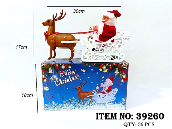 39260 HỘP NOEL PIN CỖ XE TUẦN LỘC