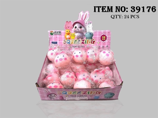 39176 HỘP SQUISHY MOCHI THÚ HEO 20C