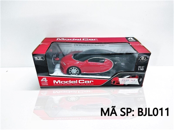 BJL011 HỘP XE HƠI BUGATTI ĐIỀU KHIỂN 7 ĐỘNG TÁC, KHÔNG SẠC, TL 1:16 BJL011-BJL018