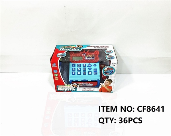 CF8641 HỘP MÁY TÍNH TIỀN SIÊU THỊ PIN + SỮA, BÁNH