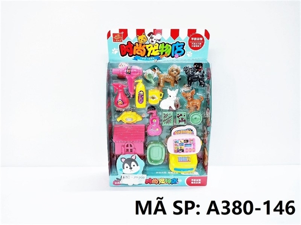 A380-146 VĨ MÁY TÍNH TIỀN SIÊU THỊ + NHÀ, 4C CHÓ