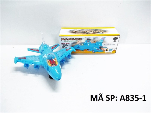 A835-1 HỘP MÁY BAY CHIẾN ĐẤU PIN NHẠC ĐÈN