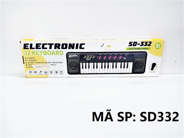 SD332 HỘP ĐÀN ORGAN PIN + MICRO 32 PHÍM SD-332