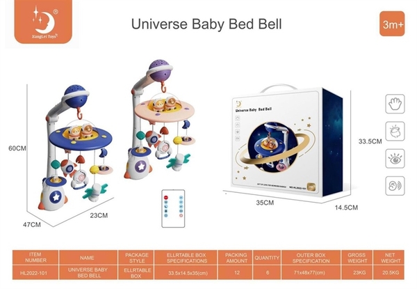 HL2022-101 HỘP LẮC TREO NÔI PIN PHI HÀNH GIA ĐIỀU KHIỂN