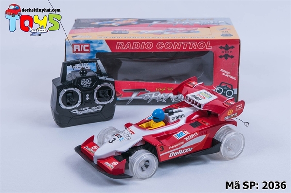 2036 HỘP XE ĐUA ĐIỀU KHIỂN BÁNH ĐÈN CÓ NGƯỜI