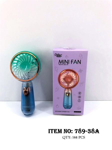789-38A HỘP QUẠT PIN + SẠC USB