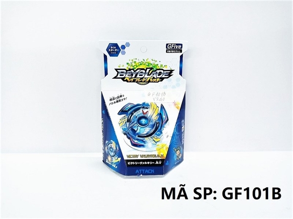 GF101B HỘP CON QUAY SẮT 1C + DÂY RÚT Beyblade