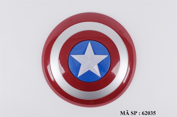 62035 TÚI KHIÊN CHẮN CAPTAIN AMERICA PIN NHẠC ĐÈN