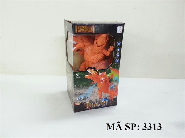 3313 HỘP KHỦNG LONG PIN CÁNH, 2 ĐẦU (THÚ PIN)