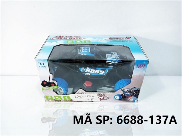 6688-137A HỘP XE JEEP ĐỊA HÌNH ĐIỀU KHIỂN 7 ĐỘNG TÁC, KHÔNG SẠC, TL 1:20