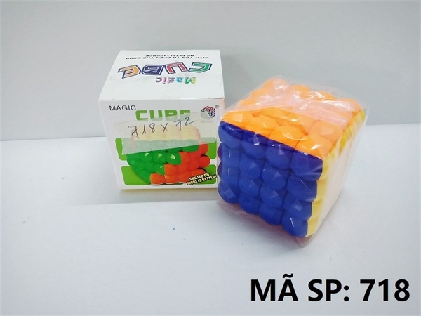 718 HỘP RUBIC 1C 4x4x4 CẠNH LỒI
