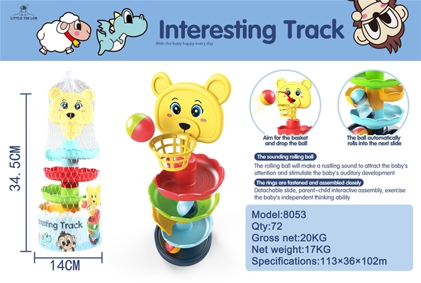 8053 LƯỚI BÓNG RỔ THẢ XOAY VÒNG 4 TẦNG