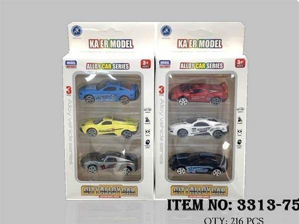 3313-75 VỈ HỘP XE HƠI SẮT TRỚN 3C ĐỦ MẪU