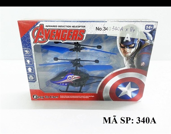 340A HỘP MÁY BAY ĐK TRÊN KHÔNG AVENGERS CẢM ỨNG TAY + SẠC USB
