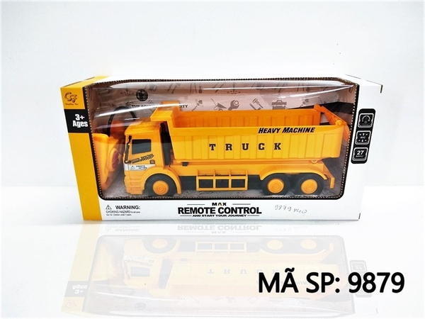 9879 HỘP XE CT BEN ĐK 7 Đ.TÁC, KHÔNG SẠC (MAX REMOTE CONTROL) 9878, 9884, 9885