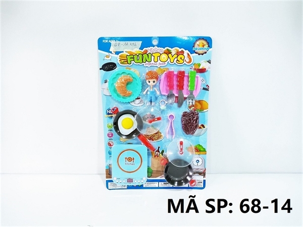 68-14 VỈ BẾP ĐIỆN TỪ, CHẢO TRỨNG, NỒI, THỊT BÒ + 1C BÉ