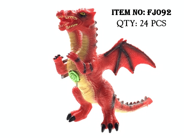 FJ092  TÚI KHỦNG LONG RỒNG CÁNH 2 ĐẦU MỀM PIN 1C