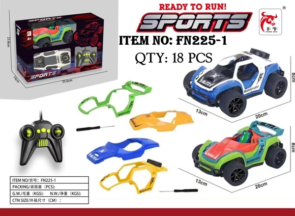 FN225-1  HỘP XE ĐUA ĐIỀU KHIỂN 7 ĐỘNG TÁC, THAY KHUNG GẦM, KHÔNG SẠC