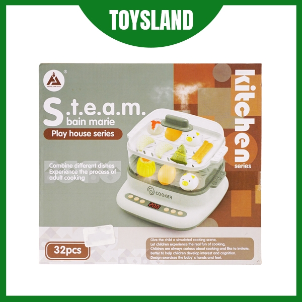 HJ183 HỘP BẾP NỒI HẤP BÁNH DIMSUM PIN KHÓI 32 MIẾNG Steam bain marie