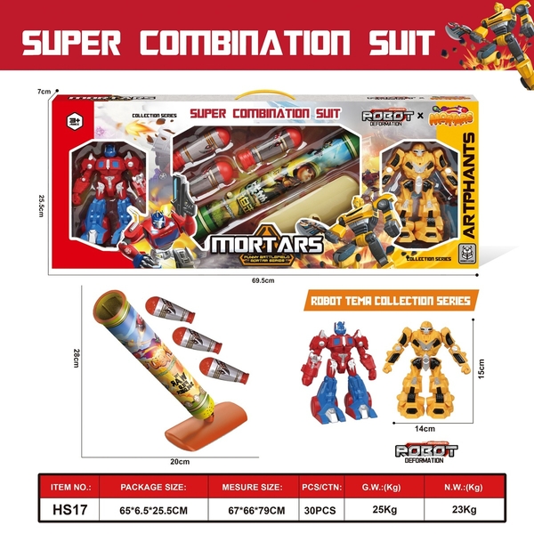 HS17  HỘP RÁP ROBO 2C, BẮN HỎA TIỄN