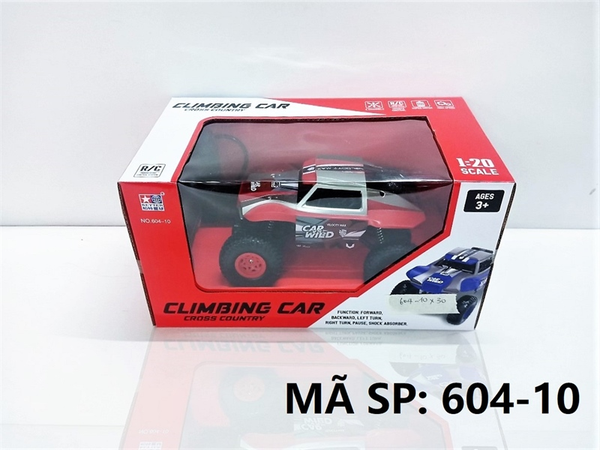 604-10 HỘP XE HƠI ĐỊA HÌNH ĐIỀU KHIỂN 7 ĐỘNG TÁC, CÓ SẠC, CẦN GẠT XOAY, TL 1:20