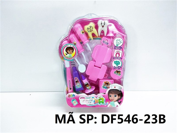 DF546-23B VỈ ÉP BÁC SĨ TAI NGHE + 2C RĂNG + ĐÈN + BÀN CHẢI + ỐNG TIM DF546-20B, DF546-21B, DF546-22B