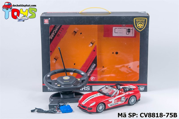 CV8818-75B HỘP XE HƠI MUI TRẦN ĐK CÓ SẠC + VÔ LĂNG