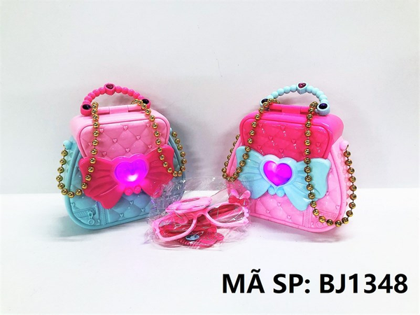BJ1348 HỘP TÚI XÁCH TRANG ĐIỂM CÓ DÂY 6C PIN NÚT ĐÈN