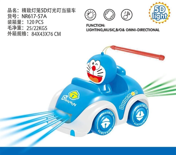 NR617-57A DORAEMON LÁI XE PIN NHẠC ĐÈN (LỒNG ĐÈN)