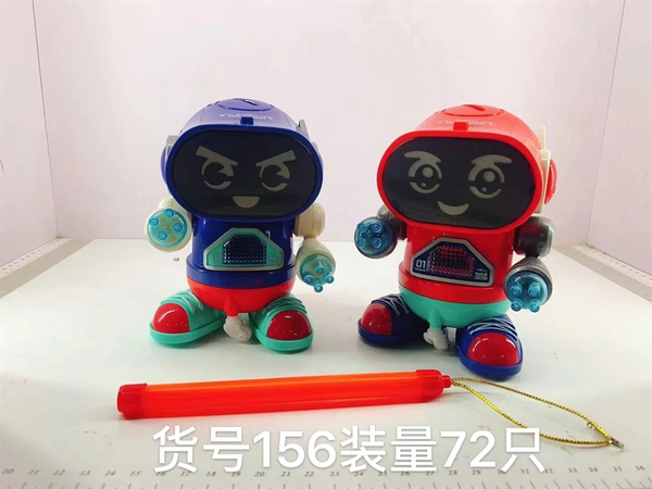ZR156 ROBO XOAY GIÀY ĐÈN PIN NHẠC (LỒNG ĐÈN)