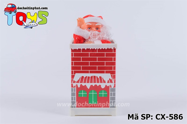CX-586 HỘP NOEL PIN LEO ỐNG KHÓI
