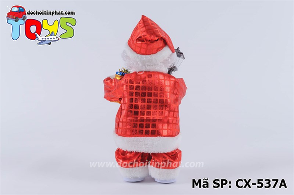 CX-537A HỘP NOEL PIN CẦM NẾN, ĐEO KIẾNG ĐEN, GIỰT BỤNG