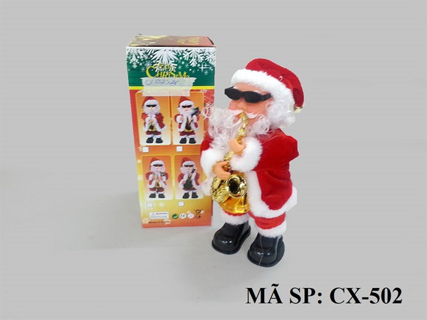 CX-502 HỘP NOEL PIN THỔI KÈN, ĐEO MẮT KIẾNG