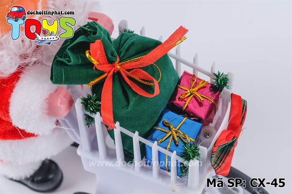 CX-37 HỘP NOEL PIN ĐẨY XE QUÀ