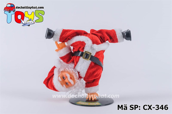 CX-346 HỘP NOEL PIN CHỐNG 1 TAY XOAY TIẾNG VIỆT