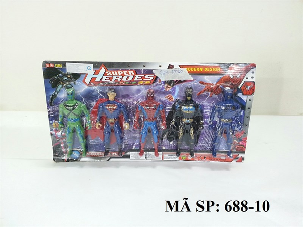 688-10 VỈ SIÊU NHÂN 5T ĐÈN