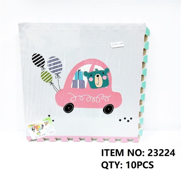 23224  BỘ MÚT GHÉP LÓT SÀN GẤU NGỒI XE 4 MIẾNG