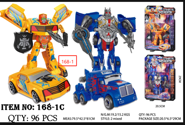 168-1C  VỈ RÁP ROBO BIẾN HÌNH XE