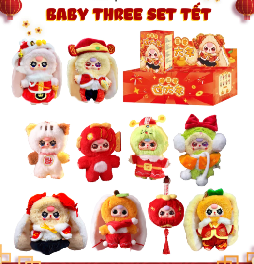 BB3TET BABY THREE TẾT SET 8 CON